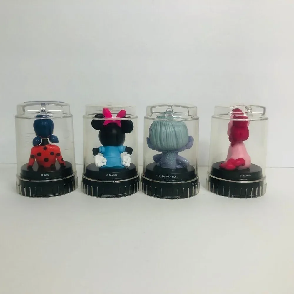 good 2 grow podz bottle toppers girls lot of 4 ladybug minnie guy diamond pinkie